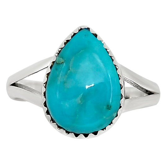 Natural Rare Turquoise Nevada Aztec Mt Ring size-7 R-1227 27-ER16088
