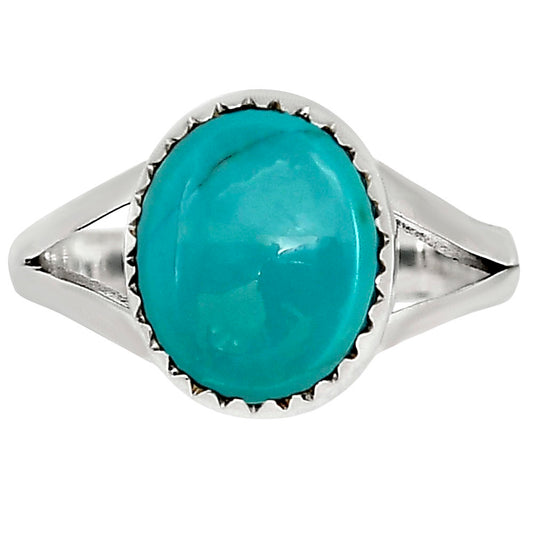 Natural Rare Turquoise Nevada Aztec Mt Ring size-7 R-1227 27-ER16089