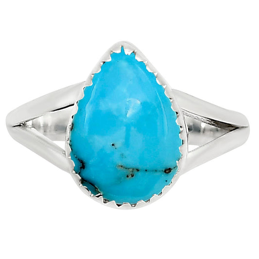 Natural Rare Turquoise Nevada Aztec Mt Ring size-7 R-1227 27-ER16090