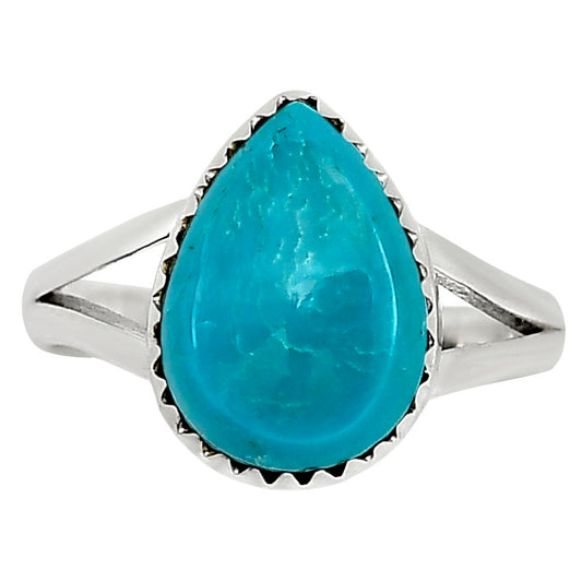 Natural Rare Turquoise Nevada Aztec Mt Ring size-7 R-1227 27-ER16092
