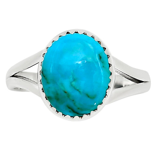 Natural Rare Turquoise Nevada Aztec Mt Ring size-8 R-1227 27-ER16101