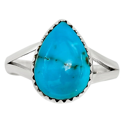 Natural Rare Turquoise Nevada Aztec Mt Ring size-8 R-1227 27-ER16104