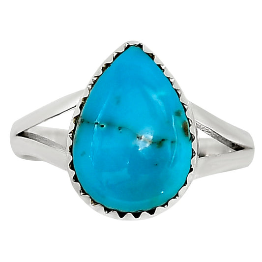 Natural Rare Turquoise Nevada Aztec Mt Ring size-8 R-1227 27-ER16104