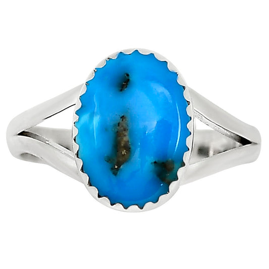 Natural Rare Turquoise Nevada Aztec Mt Ring size-8 R-1227 27-ER16105