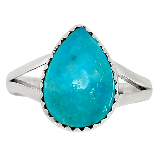 Natural Rare Turquoise Nevada Aztec Mt Ring size-8 R-1227 27-ER16111