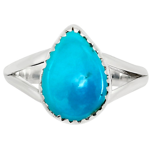 Natural Rare Turquoise Nevada Aztec Mt Ring size-8 R-1227 27-ER16114