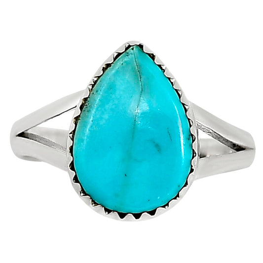 Natural Rare Turquoise Nevada Aztec Mt Ring size-8 R-1227 27-ER16116