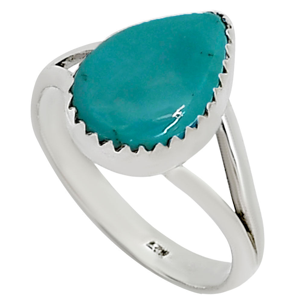 Natural Rare Turquoise Nevada Aztec Mt Ring size-8 R-1227 27-ER16117