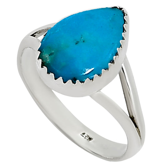 Natural Rare Turquoise Nevada Aztec Mt Ring size-9 R-1227 27-ER16124