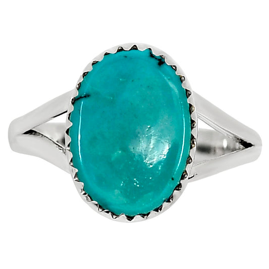 Natural Rare Turquoise Nevada Aztec Mt Ring size-9 R-1227 27-ER16126