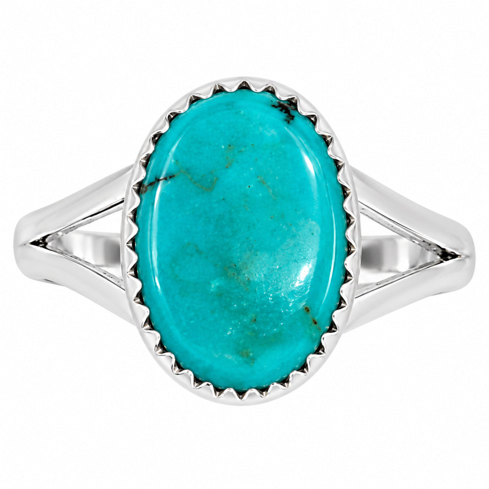 Natural Rare Turquoise Nevada Aztec Mt Ring size-9 R-1227 27-ER16126