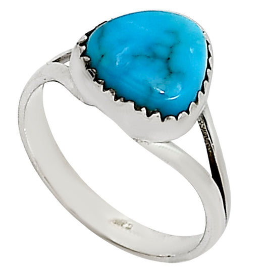 Natural Rare Turquoise Nevada Aztec Mt Ring size-9 R-1227 27-ER16127