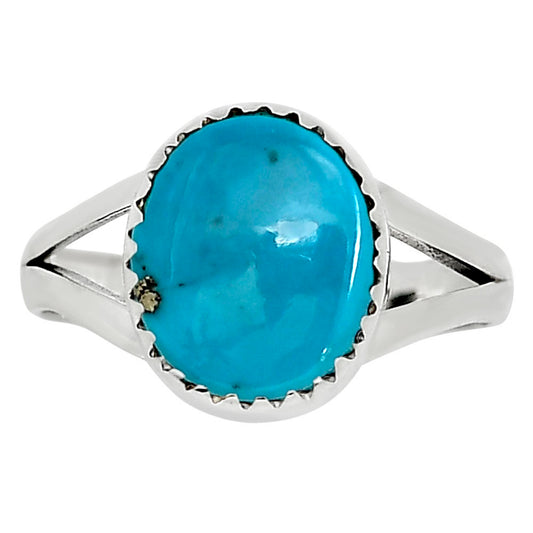 Natural Rare Turquoise Nevada Aztec Mt Ring size-9 R-1227 27-ER16130