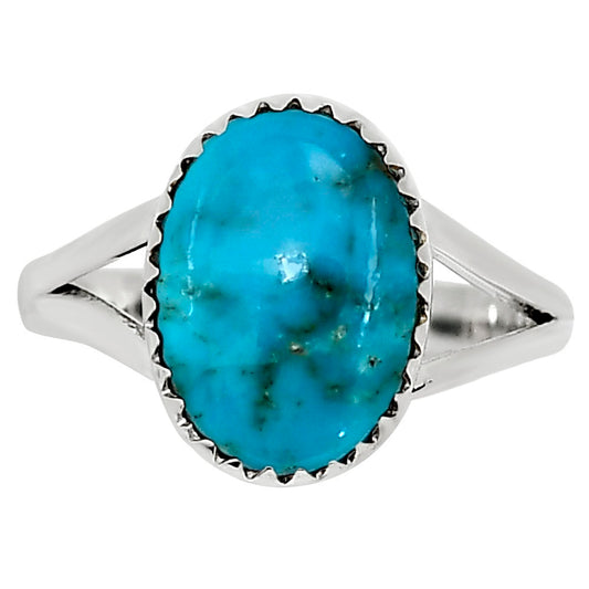 Natural Rare Turquoise Nevada Aztec Mt Ring size-9 R-1227 27-ER16131