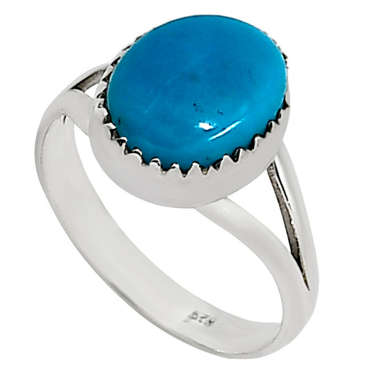 Natural Rare Turquoise Nevada Aztec Mt Ring size-9 R-1227 27-ER16133