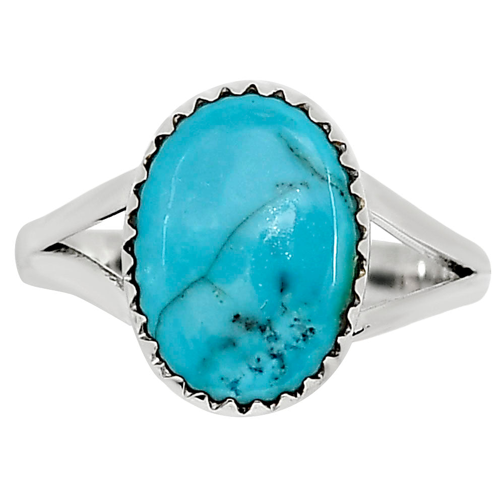 Natural Rare Turquoise Nevada Aztec Mt Ring size-9 R-1227 27-ER16134