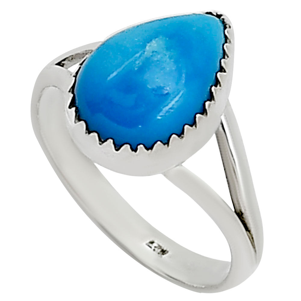 Natural Rare Turquoise Nevada Aztec Mt Ring size-9 R-1227 27-ER16137