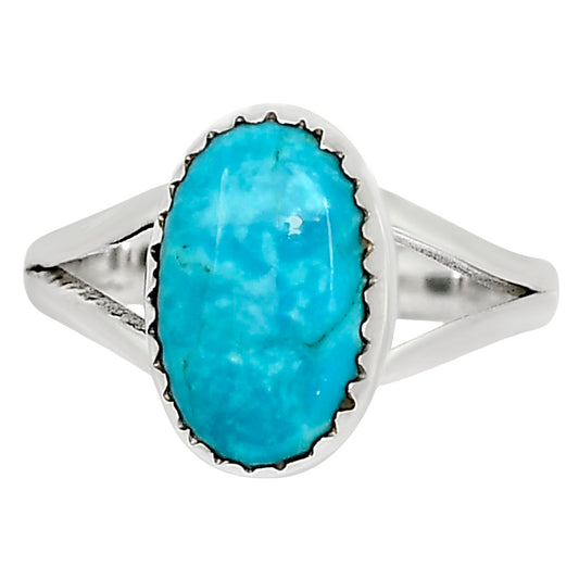 Natural Rare Turquoise Nevada Aztec Mt Ring size-9 R-1227 27-ER16142