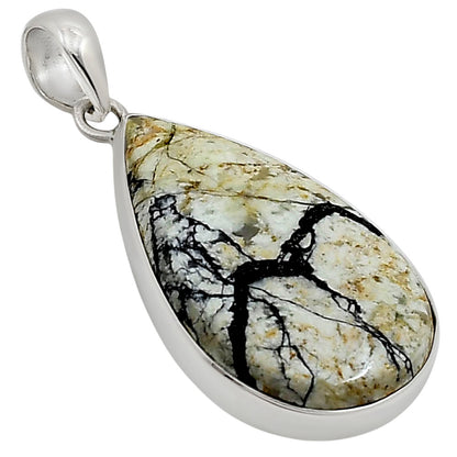 Authentic White Buffalo Turquoise Nevada Pendant P-1001 28-EP10940