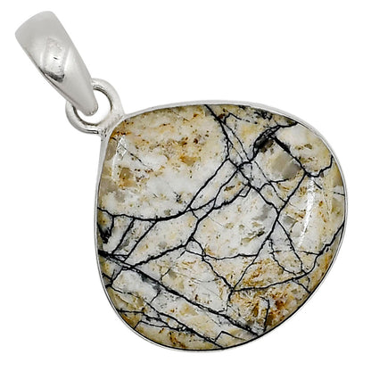 Authentic White Buffalo Turquoise Nevada Pendant P-1001 28-EP10941