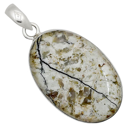 Authentic White Buffalo Turquoise Nevada Pendant P-1001 28-EP10942