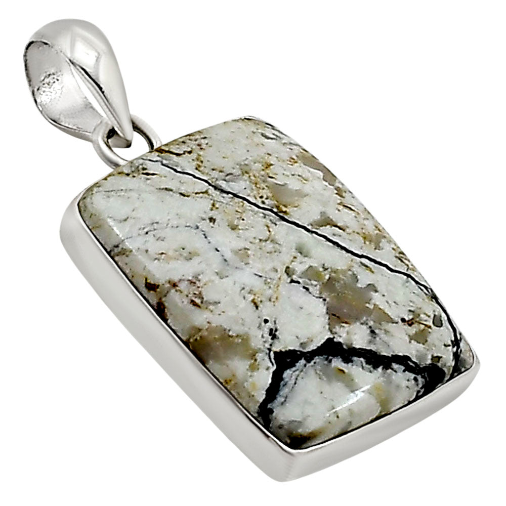 Authentic White Buffalo Turquoise Nevada Pendant P-1001 28-EP10947