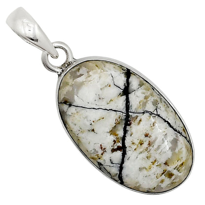 Authentic White Buffalo Turquoise Nevada Pendant P-1001 28-EP10948