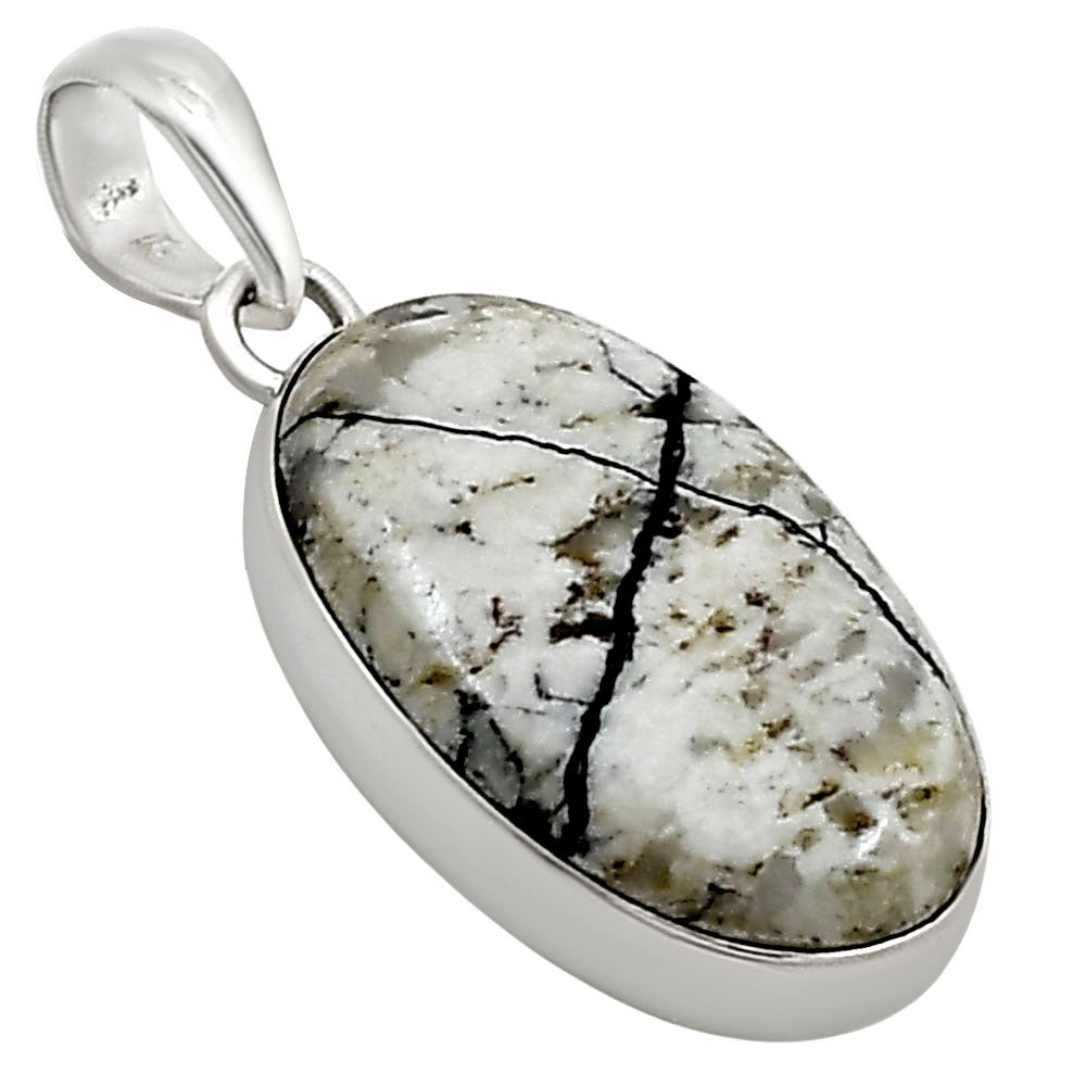 Authentic White Buffalo Turquoise Nevada Pendant P-1001 28-EP10948