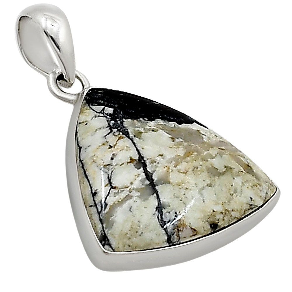 Authentic White Buffalo Turquoise Nevada Pendant P-1001 28-EP10949