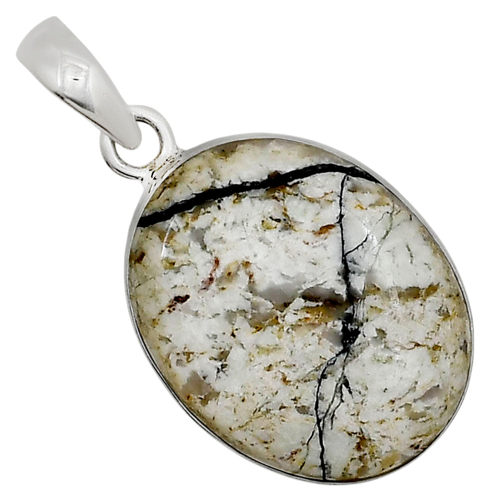 Authentic White Buffalo Turquoise Nevada Pendant P-1001 28-EP10950