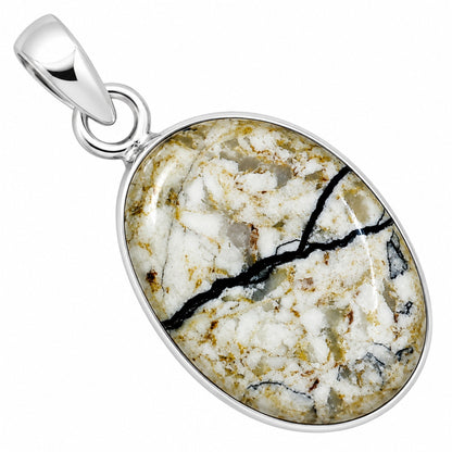 Authentic White Buffalo Turquoise Nevada Pendant P-1001 28-EP10951