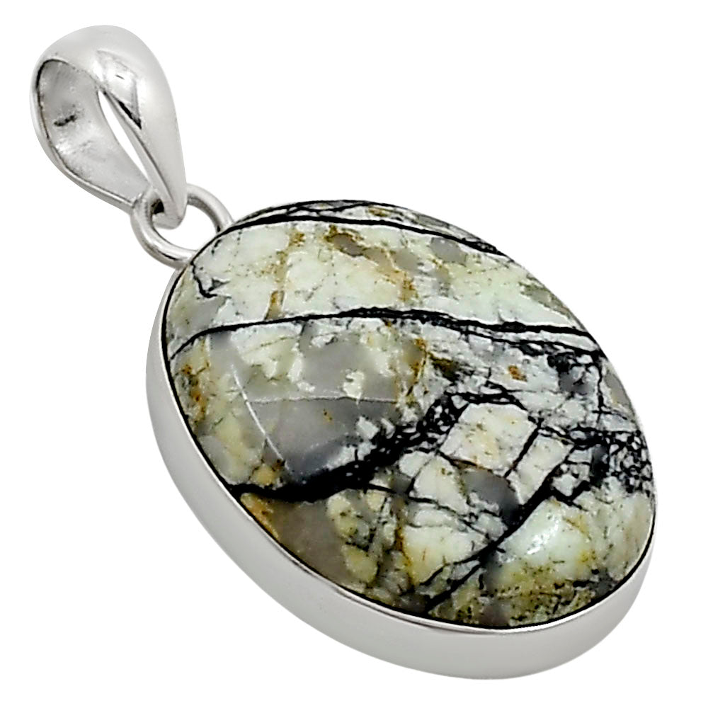 Authentic White Buffalo Turquoise Nevada Pendant P-1001 28-EP10952