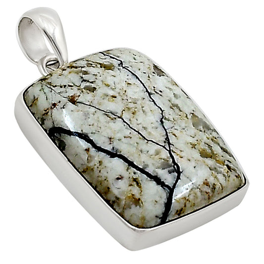 Authentic White Buffalo Turquoise Nevada Pendant P-1001 28-EP10960