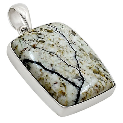 Authentic White Buffalo Turquoise Nevada Pendant P-1001 28-EP10960