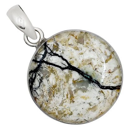 Authentic White Buffalo Turquoise Nevada Pendant P-1001 28-EP10962