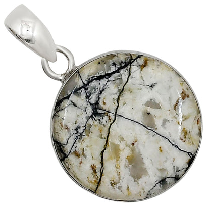 Authentic White Buffalo Turquoise Nevada Pendant P-1001 28-EP10963