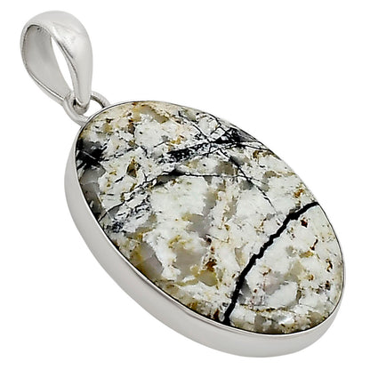 Authentic White Buffalo Turquoise Nevada Pendant P-1001 28-EP10967