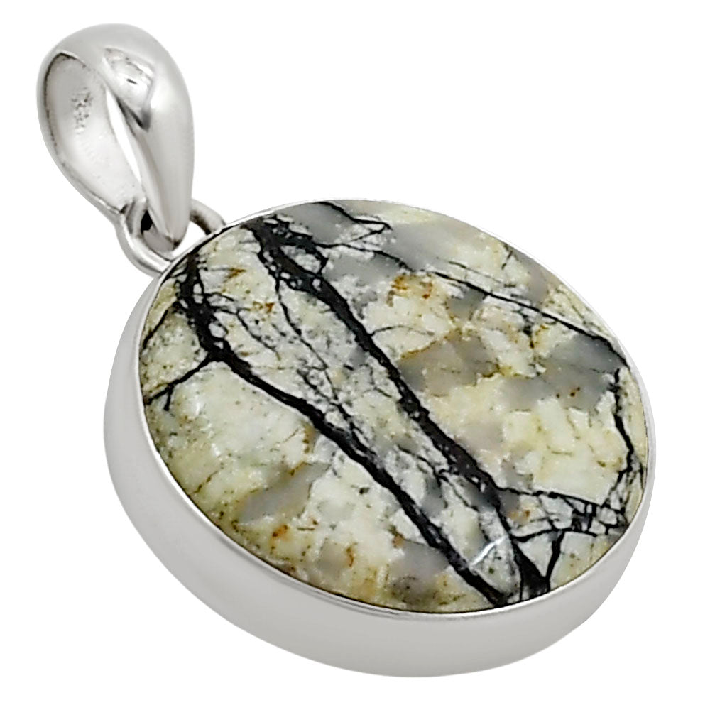 Authentic White Buffalo Turquoise Nevada Pendant P-1001 28-EP10977