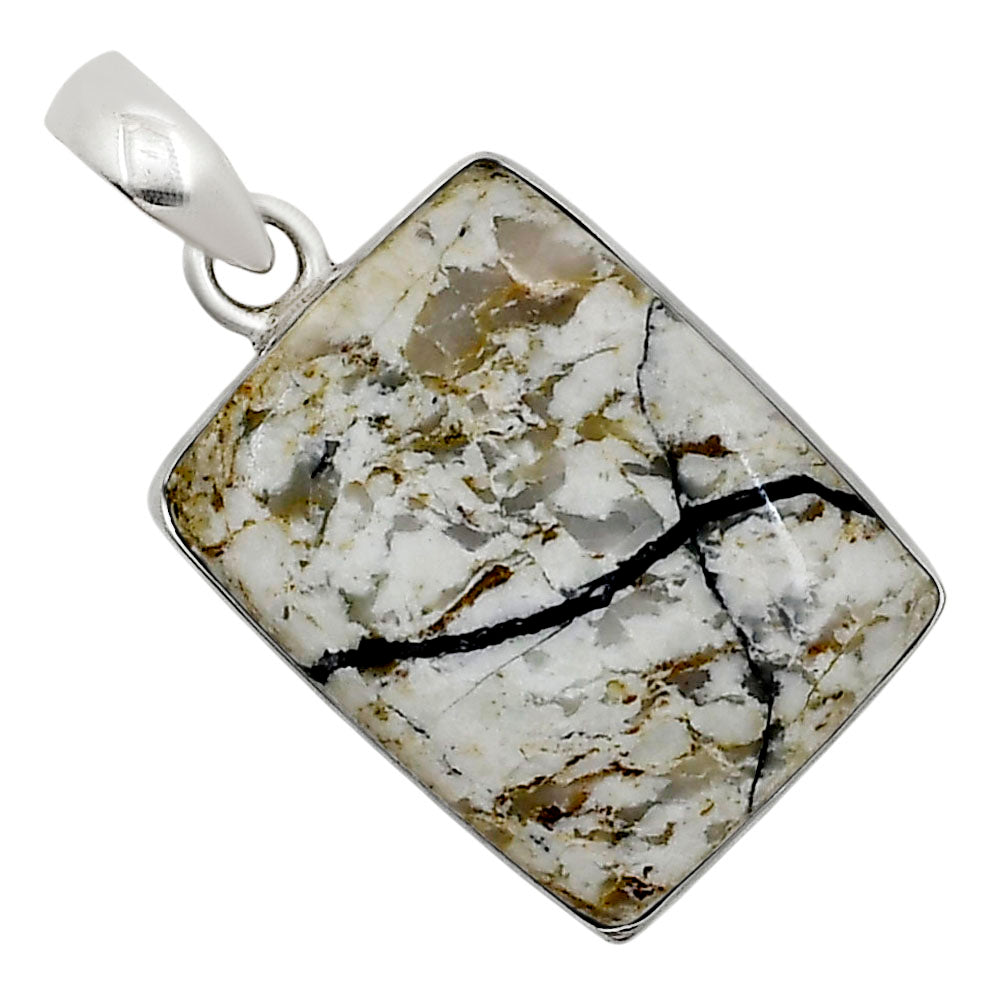 Authentic White Buffalo Turquoise Nevada Pendant P-1001 28-EP10980