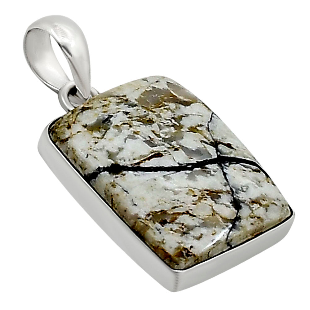 Authentic White Buffalo Turquoise Nevada Pendant P-1001 28-EP10980