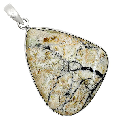 Authentic White Buffalo Turquoise Nevada Pendant P-1001 28-EP10981