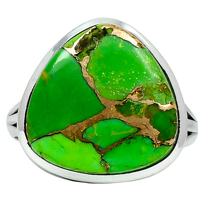 Premium Quality Copper Green Turquoise Ring size-9 R-1006 29-ER11428