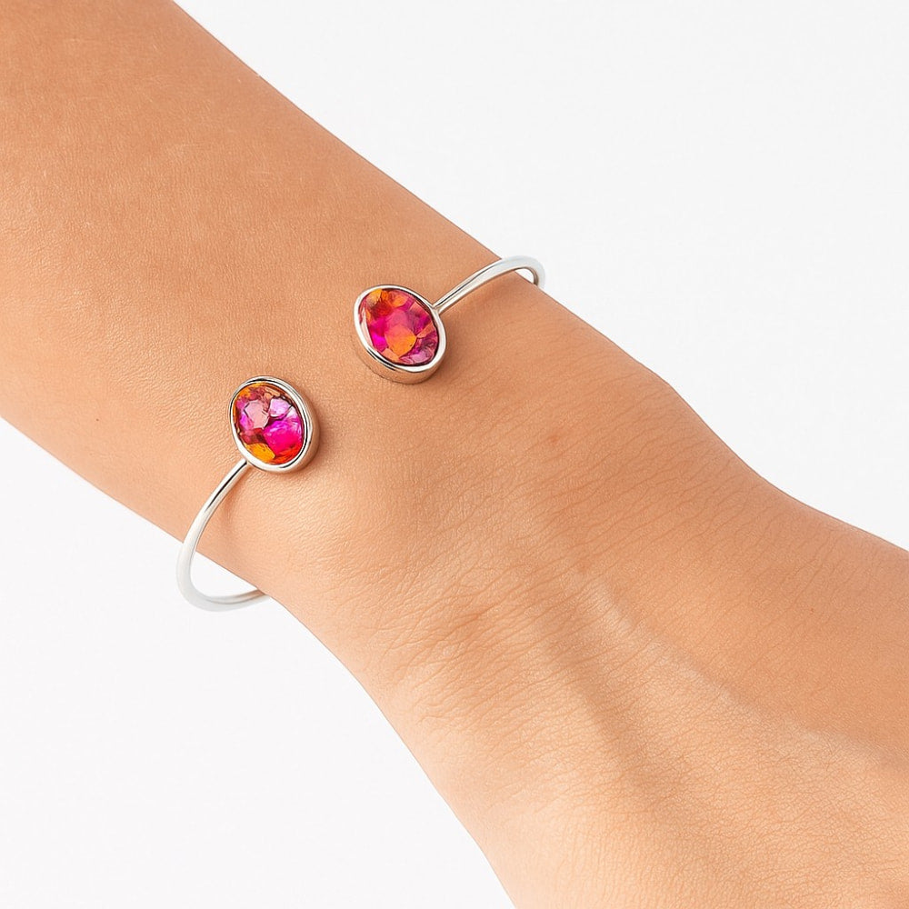 Premium Kingman Orange Dahlia Turquoise Cuff Bangle Bracelet B-1004 30-EB10229