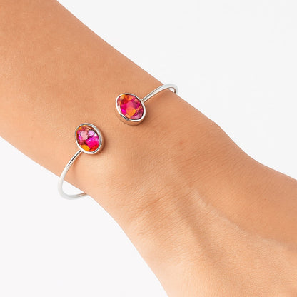 Premium Kingman Orange Dahlia Turquoise Cuff Bangle Bracelet B-1004 30-EB10229