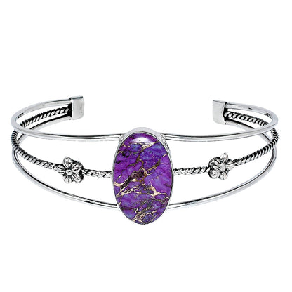 Premium Quality Copper Purple Turquoise Cuff Bangle Bracelet B-1012 31-EB10310