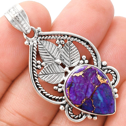 Premium Quality Copper Purple Turquoise - Arizona Pendant P-1258 31-EP10176