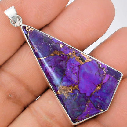 Premium Quality Copper Purple Turquoise - Arizona Pendant P-1001 31-EP10178