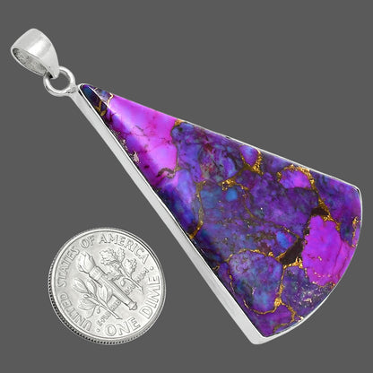 Premium Quality Copper Purple Turquoise - Arizona Pendant P-1001 31-EP10183