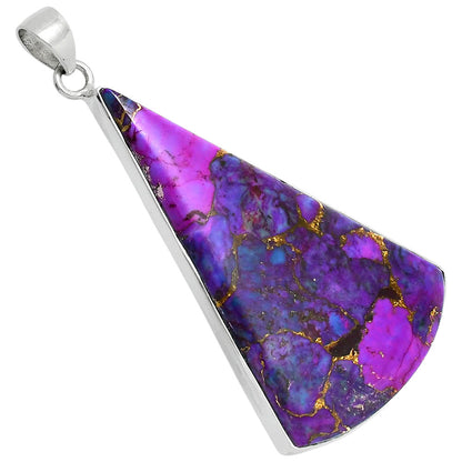Premium Quality Copper Purple Turquoise - Arizona Pendant P-1001 31-EP10183