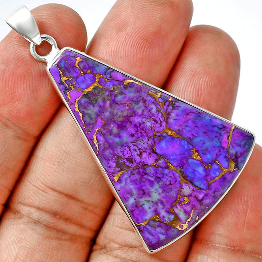 Premium Quality Copper Purple Turquoise - Arizona Pendant P-1001 31-EP10184